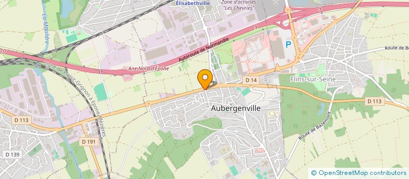 localisation de l'entreprise CAISSE DE CREDIT MUTUEL D AUBERGENVILLE  AUBERGENVILLE