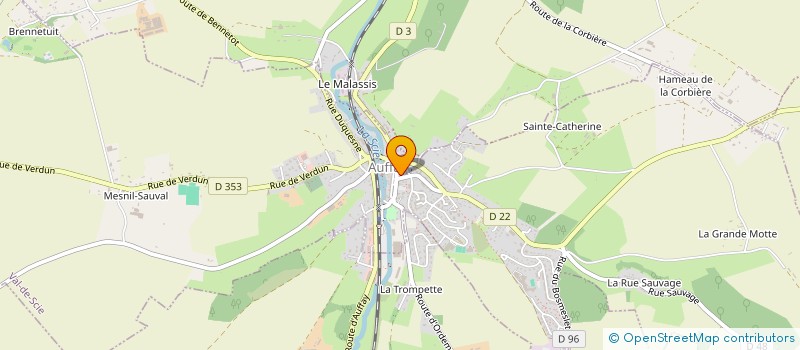 localisation de l'entreprise CAISSE DE CREDIT MUTUEL D'AUFFAY à VAL-DE-SCIE