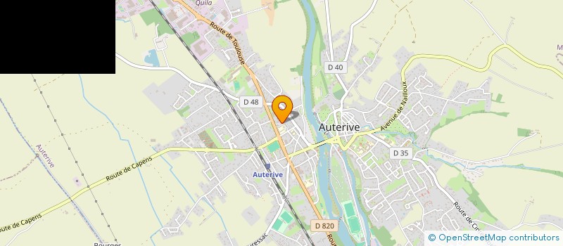 localisation de l'entreprise CAISSE DE CREDIT MUTUEL D'AUTERIVE  AUTERIVE