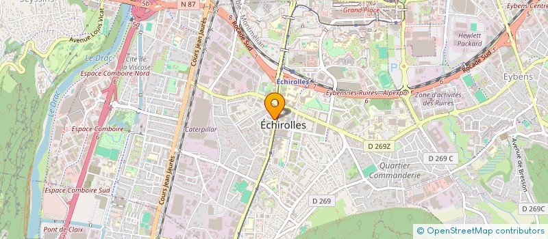 localisation de l'entreprise CAISSE DE CREDIT MUTUEL D'ECHIROLLES à ECHIROLLES