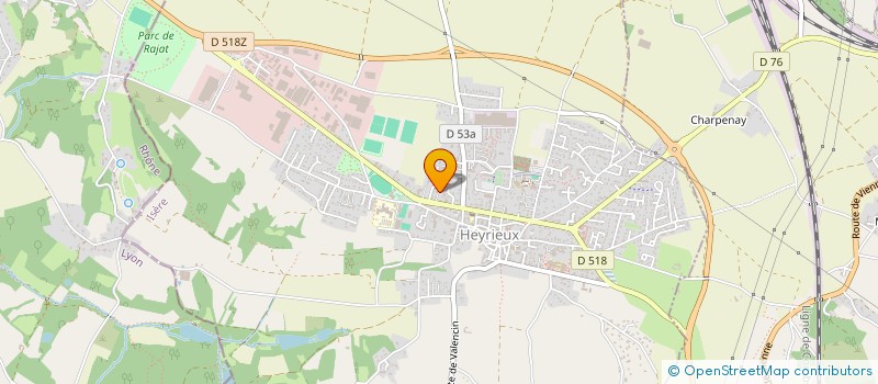 localisation de l'entreprise CAISSE DE CREDIT MUTUEL D'HEYRIEUX - LA VERPILLIERE  HEYRIEUX