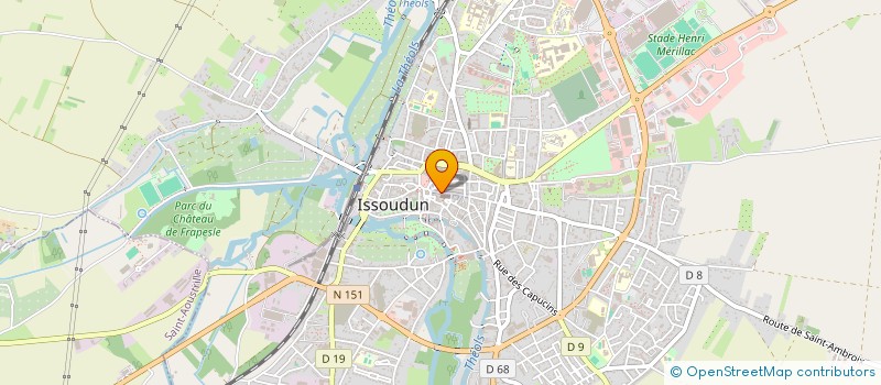 localisation de l'entreprise CAISSE DE CREDIT MUTUEL D'ISSOUDUN à ISSOUDUN