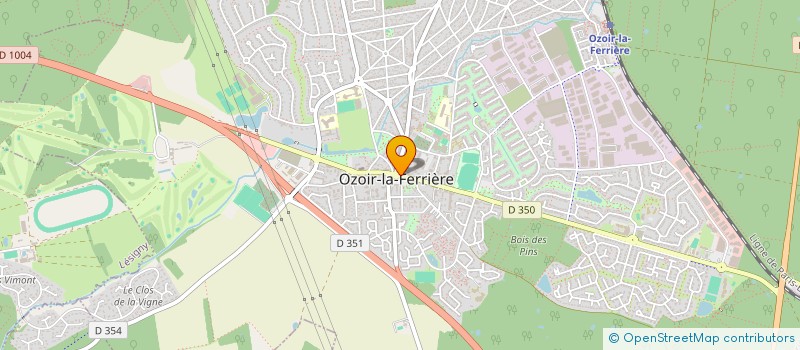 localisation de l'entreprise CAISSE DE CREDIT MUTUEL D'OZOIR LA FERRIERE  OZOIR-LA-FERRIERE