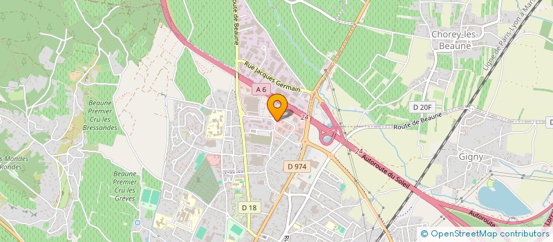localisation de l'entreprise CAISSE DE CREDIT MUTUEL DE BEAUNE à BEAUNE