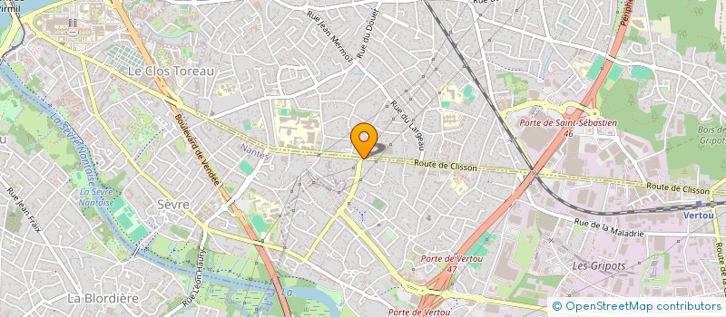 localisation de l'entreprise CAISSE DE CREDIT MUTUEL DE BEAUTOUR  VERTOU