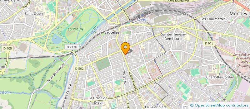localisation de l'entreprise CAISSE DE CREDIT MUTUEL DE CAEN CYGNE DE CROIX IFS à CAEN