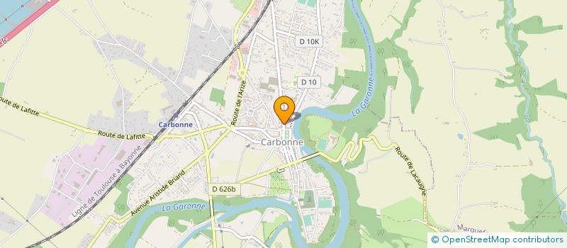 localisation de l'entreprise CAISSE DE CREDIT MUTUEL DE CARBONNE  CARBONNE