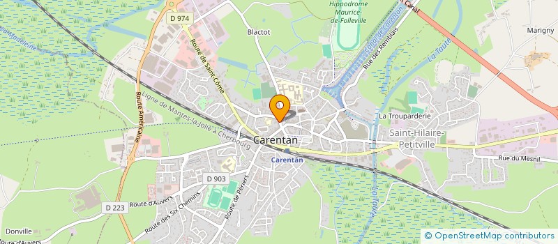 localisation de l'entreprise CAISSE DE CREDIT MUTUEL DE CARENTAN à CARENTAN-LES-MARAIS