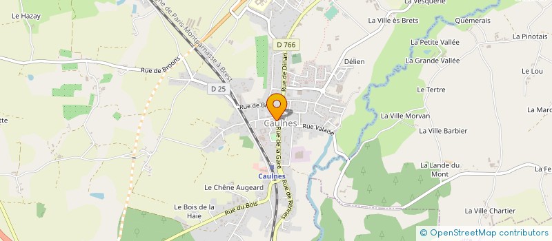 localisation de l'entreprise CAISSE DE CREDIT MUTUEL DE CAULNES à CAULNES