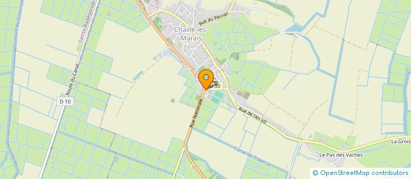 localisation de l'entreprise CAISSE DE CREDIT MUTUEL DE CHAILLE LES MARAIS  CHAILLE-LES-MARAIS