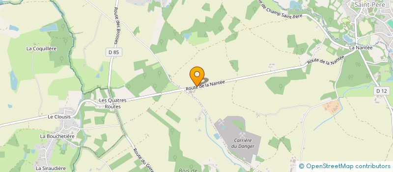 localisation de l'entreprise CAISSE DE CREDIT MUTUEL DE CHAMP ST PERE à LE CHAMP-SAINT-PERE