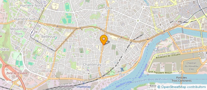 localisation de l'entreprise CAISSE DE CREDIT MUTUEL DE CHANTENAY SAINTE-ANNE à NANTES