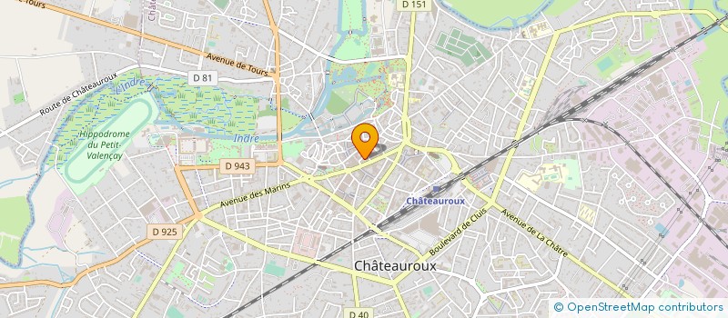 localisation de l'entreprise CAISSE DE CREDIT MUTUEL DE CHATEAUROUX à CHATEAUROUX