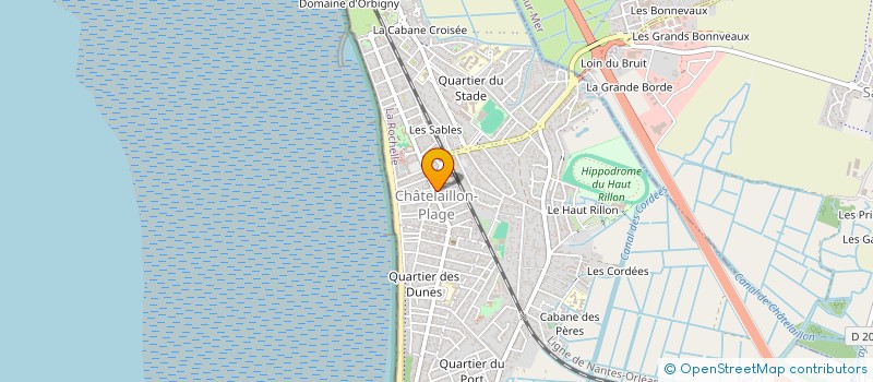 localisation de l'entreprise CAISSE DE CREDIT MUTUEL DE CHATELAILLON à CHATELAILLON-PLAGE