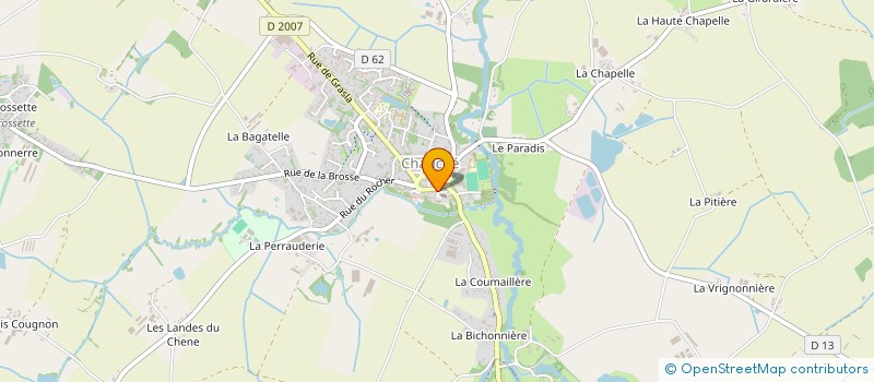 localisation de l'entreprise CAISSE DE CREDIT MUTUEL DE CHAUCHE  CHAUCHE