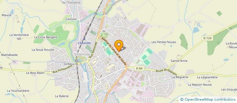 localisation de l'entreprise CAISSE DE CREDIT MUTUEL DE CHEMILLE  CHEMILLE-EN-ANJOU