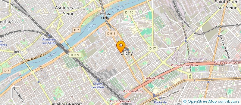localisation de l'entreprise CAISSE DE CREDIT MUTUEL DE CLICHY à CLICHY