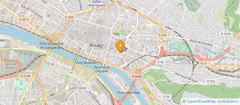 localisation de l'entreprise CAISSE DE CREDIT MUTUEL DE CME ROUEN-EVREUX  ROUEN