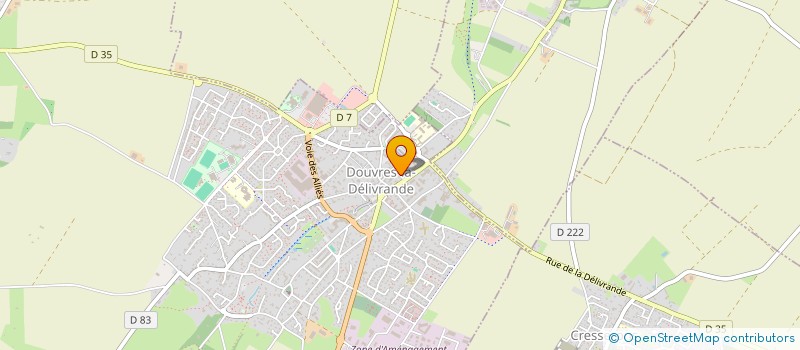 localisation de l'entreprise CAISSE DE CREDIT MUTUEL DE DOUVRES LA DELIVRANDE OUISTREHAM  DOUVRES-LA-DELIVRANDE