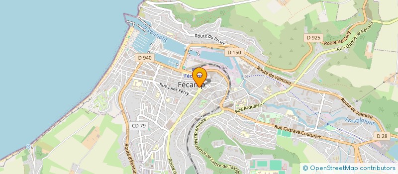 localisation de l'entreprise CAISSE DE CREDIT MUTUEL DE FECAMP à FECAMP