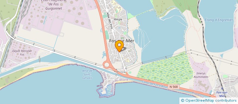 localisation de l'entreprise CAISSE DE CREDIT MUTUEL DE FOS SUR MER à FOS-SUR-MER