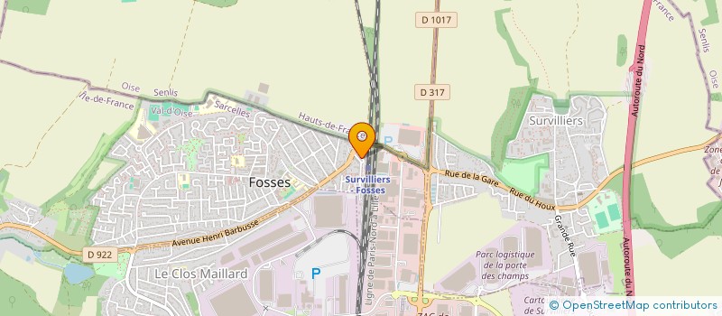 localisation de l'entreprise CAISSE DE CREDIT MUTUEL DE FOSSES  FOSSES