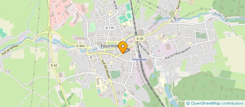 localisation de l'entreprise CAISSE DE CREDIT MUTUEL DE FOURMIES  FOURMIES