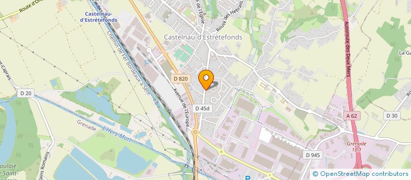 localisation de l'entreprise CAISSE DE CREDIT MUTUEL DE FRONTON  FRONTON