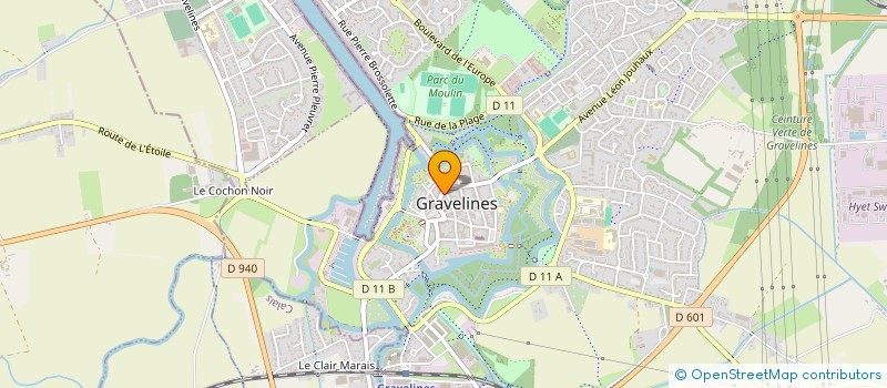 localisation de l'entreprise CAISSE DE CREDIT MUTUEL DE GRAVELINES  GRAVELINES