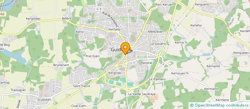 localisation de l'entreprise CAISSE DE CREDIT MUTUEL DE GUIDEL à GUIDEL