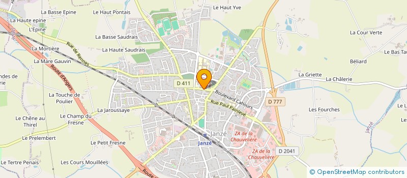 localisation de l'entreprise CAISSE DE CREDIT MUTUEL DE JANZE PIRE  JANZE