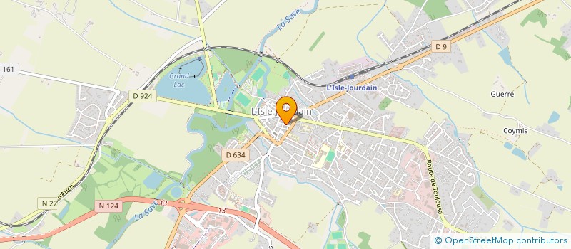 localisation de l'entreprise CAISSE DE CREDIT MUTUEL DE L'ISLE JOURDAIN  L'ISLE-JOURDAIN