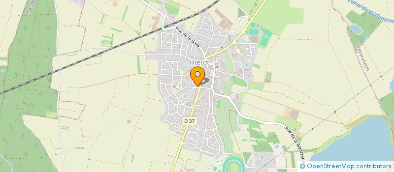 localisation de l'entreprise CAISSE DE CREDIT MUTUEL DE LA BASSE ZORN  HRDT