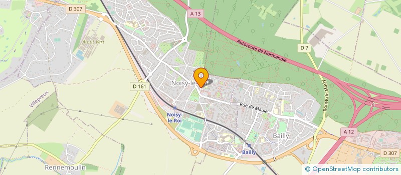 localisation de l'entreprise CAISSE DE CREDIT MUTUEL DE LA CELLE SAINT CLOUD NOISY LE ROI  NOISY-LE-ROI