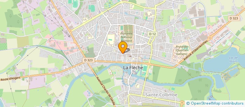 localisation de l'entreprise CAISSE DE CREDIT MUTUEL DE LA FLECHE  LA FLECHE