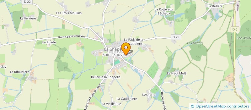localisation de l'entreprise CAISSE DE CREDIT MUTUEL DE LA ROUXIERE  LOIREAUXENCE
