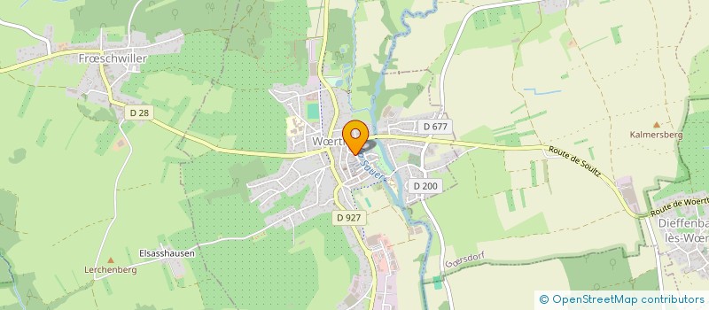 localisation de l'entreprise CAISSE DE CREDIT MUTUEL DE LA SAUER FLECKENSTEIN  WRTH