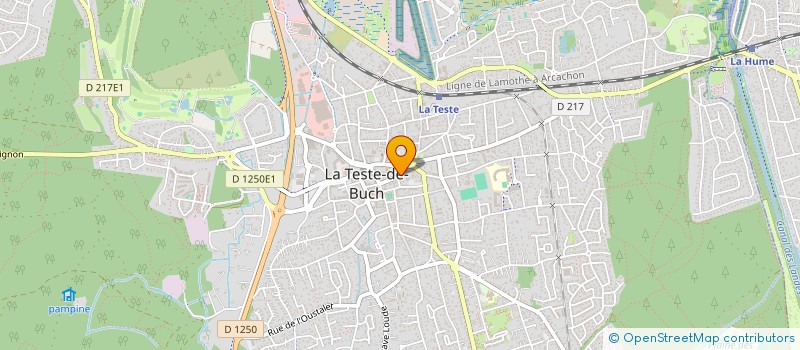 localisation de l'entreprise CAISSE DE CREDIT MUTUEL DE LA TESTE à LA TESTE-DE-BUCH
