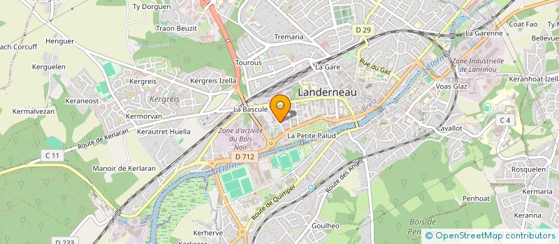 localisation de l'entreprise CAISSE DE CREDIT MUTUEL DE LANDERNEAU ELORN à LANDERNEAU