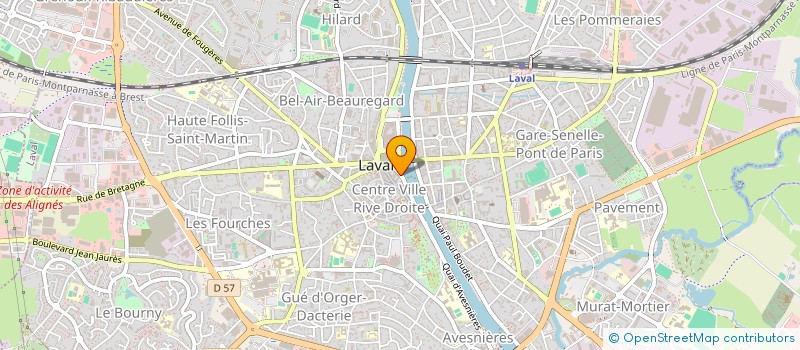localisation de l'entreprise CAISSE DE CREDIT MUTUEL DE LAVAL SAINT TUGAL à LAVAL