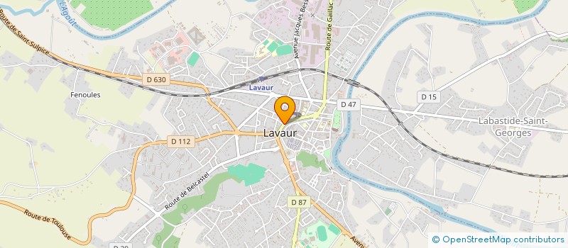 localisation de l'entreprise CAISSE DE CREDIT MUTUEL DE LAVAUR  LAVAUR