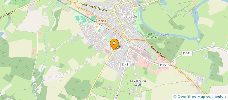 localisation de l'entreprise CAISSE DE CREDIT MUTUEL DE LE LUDE  LE LUDE