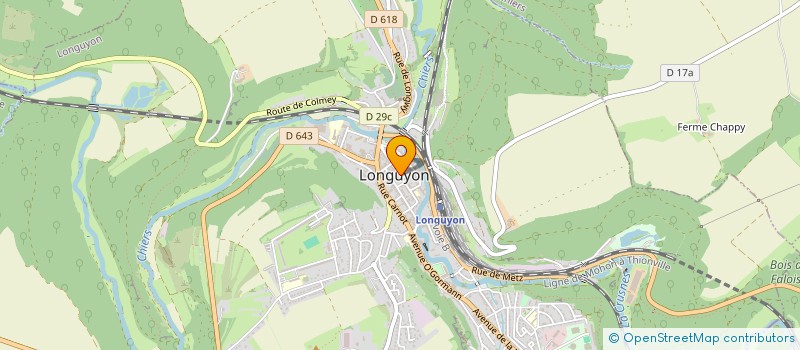 localisation de l'entreprise CAISSE DE CREDIT MUTUEL DE LONGUYON  LONGUYON