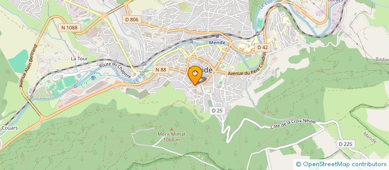 localisation de l'entreprise CAISSE DE CREDIT MUTUEL DE LOZERE  MENDE