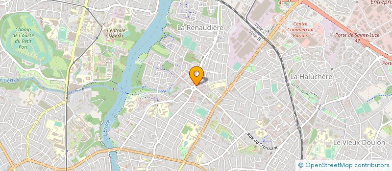 localisation de l'entreprise CAISSE DE CREDIT MUTUEL DE NANTES ERAUDIERE à NANTES