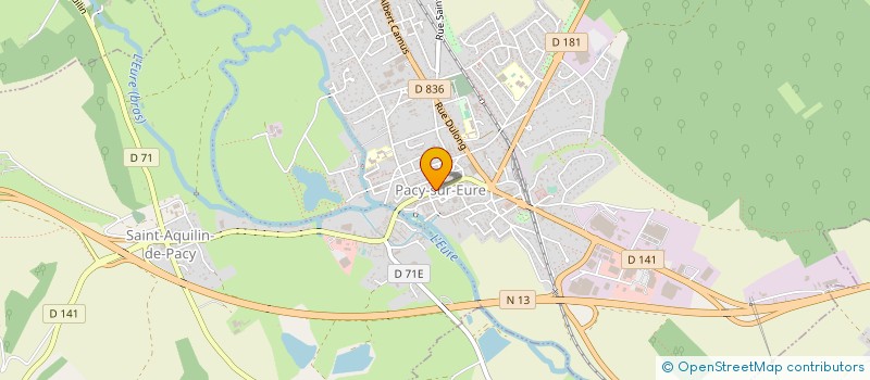 localisation de l'entreprise CAISSE DE CREDIT MUTUEL DE PACY SUR EURE  PACY-SUR-EURE