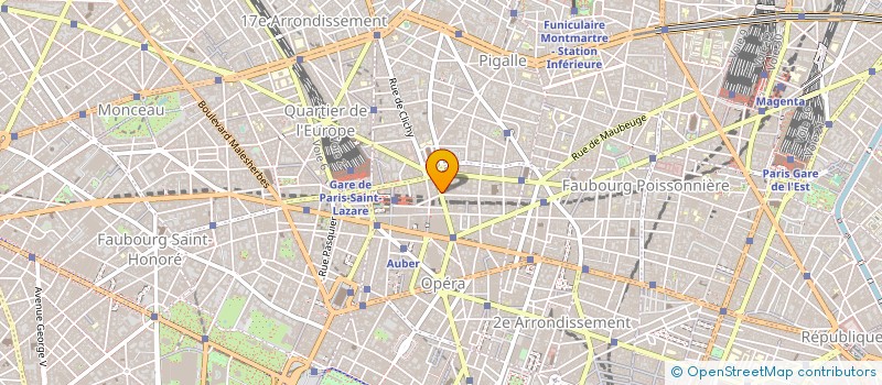 localisation de l'entreprise CAISSE DE CREDIT MUTUEL DE PARIS CHAUSSEE D ANTIN  PARIS