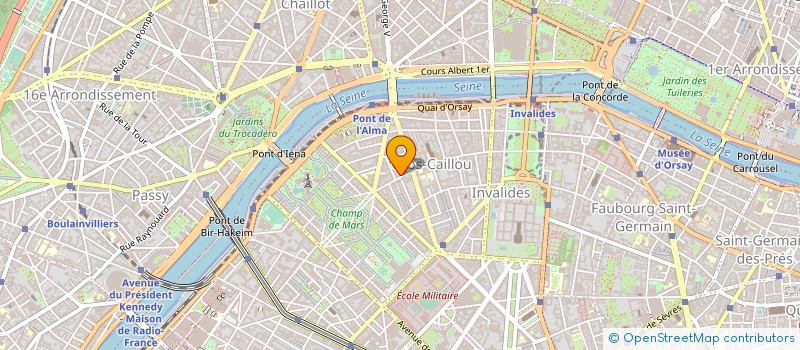 localisation de l'entreprise CAISSE DE CREDIT MUTUEL DE PARIS SAINT DOMINIQUE à PARIS