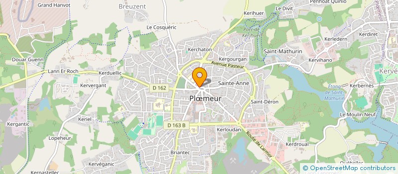 localisation de l'entreprise CAISSE DE CREDIT MUTUEL DE PLOEMEUR  PLOEMEUR