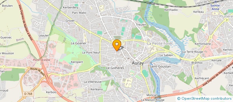 localisation de l'entreprise CAISSE DE CREDIT MUTUEL DE PLUNERET  PLUNERET